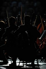 People playing musical instruments in a dimly lit room, ideal for music or nightlife concepts
