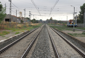 Obraz premium Vías de tren