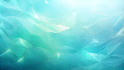 Obraz premium Aquamarine background with soft blue-green shades and translucent quality