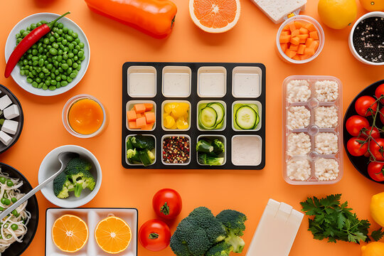 Streamlined Weekly Meal Planner Chart for Efficient Meal Timing Organization