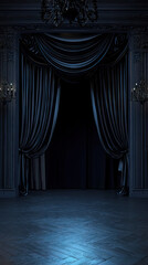 Awaiting the Show: Unveiling the Mystery Behind Velvet Curtains