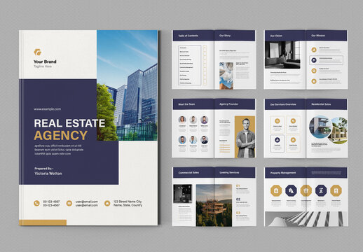 Real Estate Agency Brochure Template