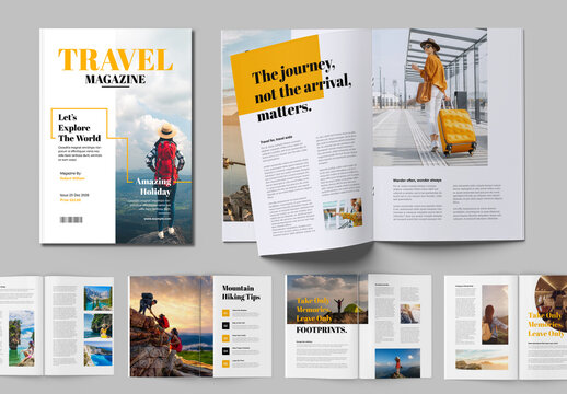 Travel Magazine Template
