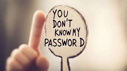 YOU DON'T KNOW MY PASSWORD