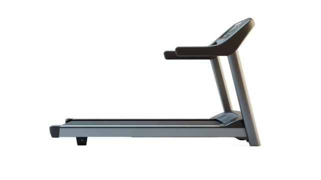 a treadmill as element on isolated white background