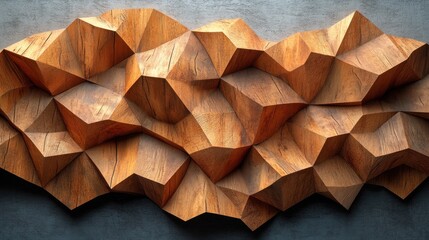 Abstract Wooden Sculpture