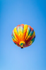 Colorful Hot Air Balloons Soaring at Reno NV Balloon Festival