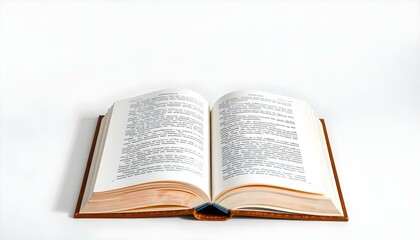 Obraz premium Old book isolated on white background