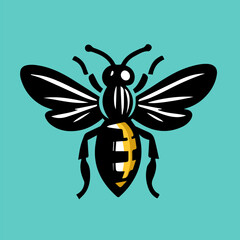 illustration of a bee