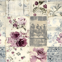 vintage background with rose wallpaper ai generative 