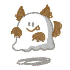 おばけハロウィン(オオカミ男おばけ) © AKIRA!