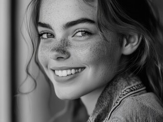 Fototapeta premium Ethereal Female Portrait with Soft Focus