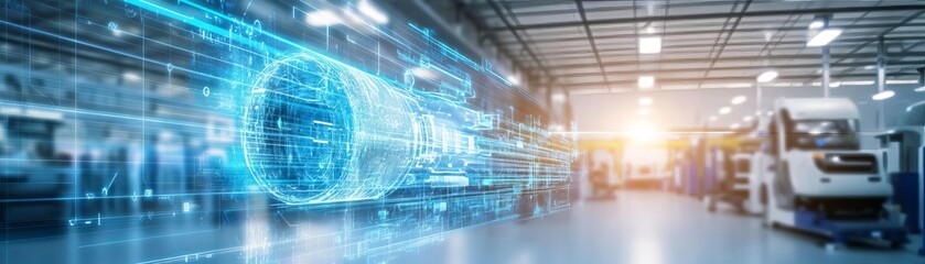 A stateoftheart logistics facility where infrastructure and machines are perfectly integrated to ensure optimal workflow and communication