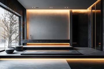 A minimalist concept design that conveys honor and dignity with clarity, emphasizing simplicity and elegance.