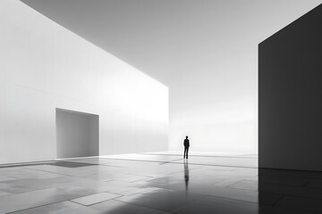 A minimalist concept design that conveys honor and dignity with clarity, emphasizing simplicity and elegance.