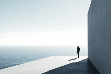 A minimalist concept design that conveys honor and dignity with clarity, emphasizing simplicity and elegance.