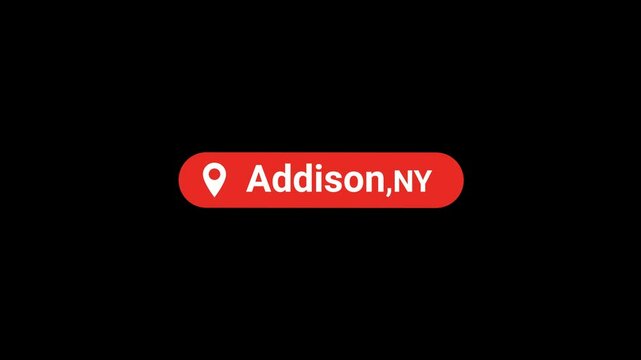 Addison ny Location title Animation