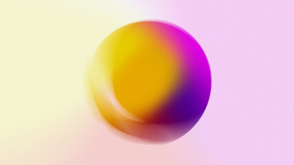 An abstract gradient artwork with blend of purple, yellow, and pink hues