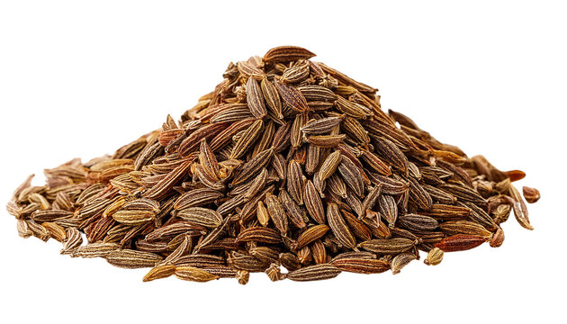 cumin isolated on transparent background, PNG.