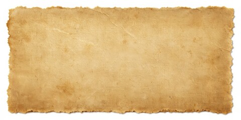 Vintage paper texture with torn edges, aged, distressed, retro, grunge, antique, damaged, weathered, worn, classic