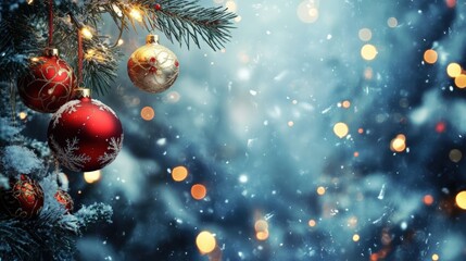Fototapeta premium New year style christmass wallpaper