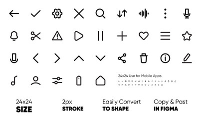 Voice Recorder App Icon Pack, Icons Pack, App Icons