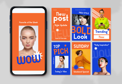 Modern Social Media Story Templates
