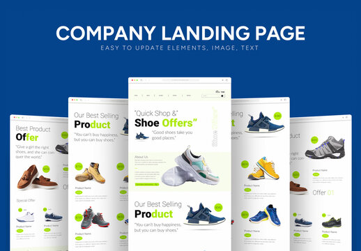 Shoe Agency Landing Page