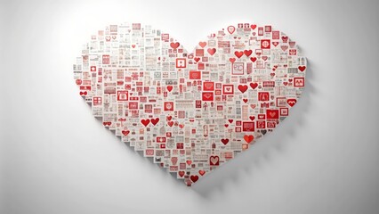 Romantic concept of love expressed in multiple languages , romance, affection, passion, multilingual, communication