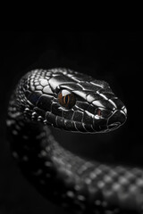 Fototapeta premium portrait studio photograph of black and white