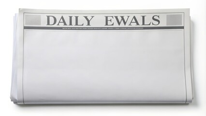 Blank newspaper with headline template and empty space for text , blank, newspaper, headline, template, empty, space