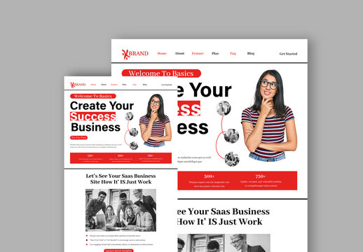 Business Landing Page Template