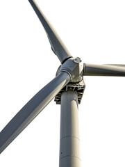 windmill. Wind turbine with transparent bottom