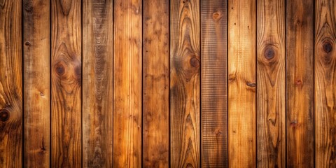 Fototapeta premium Brown vertical wood texture background from natural tree old wood plank panorama picture, wood, texture, background, natural, tree