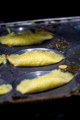 In-Progress Egg Dumplings