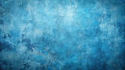 Obraz premium Grunge decorative faded blue plaster background with distressed texture , grunge, decorative, faded, blue, plaster, background