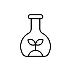 Fertilizer outline icons, minimalist vector illustration ,simple transparent graphic element .Isolated on white background