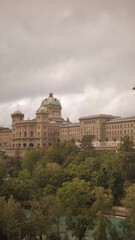 view from the top of the castle of Bern