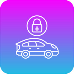 Locked Car Icon