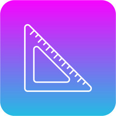 Triangular Ruler Icon