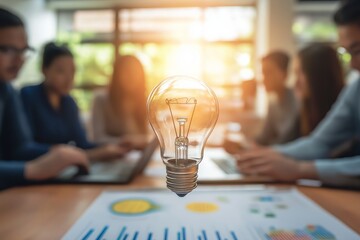 The Creative Business Team is actively collaborating to generate and brainstorm innovative ideas that lead to groundbreaking solutions for the future, enhancing communication and connectivity