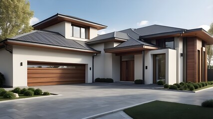 Automatic sliding gates and houses