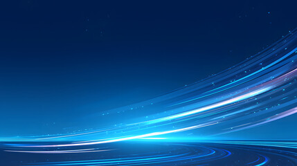 Light speed shuttle abstract concept background