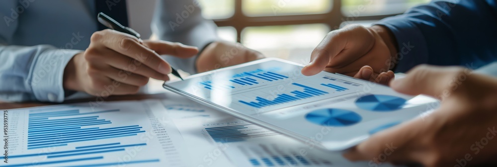 Poster effective collaboration and thorough data analysis during meetings enhance communication, teamwork, 