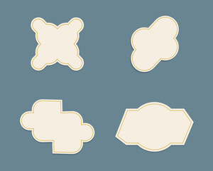 vector rectangle creative design template logo