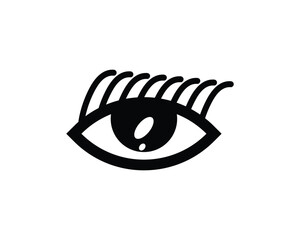 vector eye logo template design modern