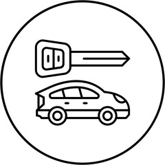 Car Key Icon