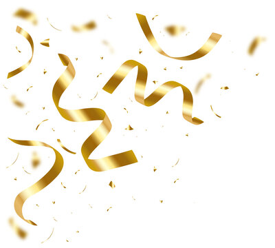 gold confetti	