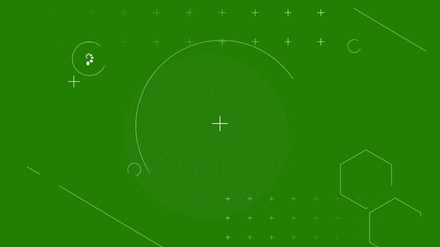 Motion Graphic Element Green Screen Video