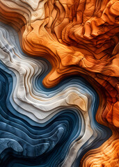 Fototapeta premium ABSTRACT GEOMETRIC ART, SOLID CHAPES, COLORFUL